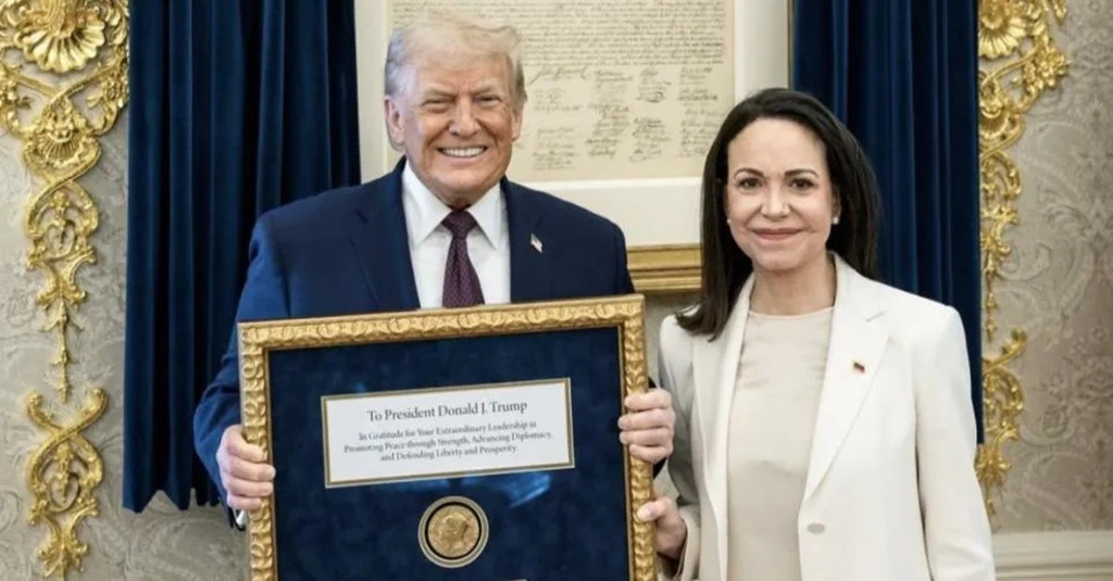 Trump se console avec un Nobel de la paix… version vénézuélienne !