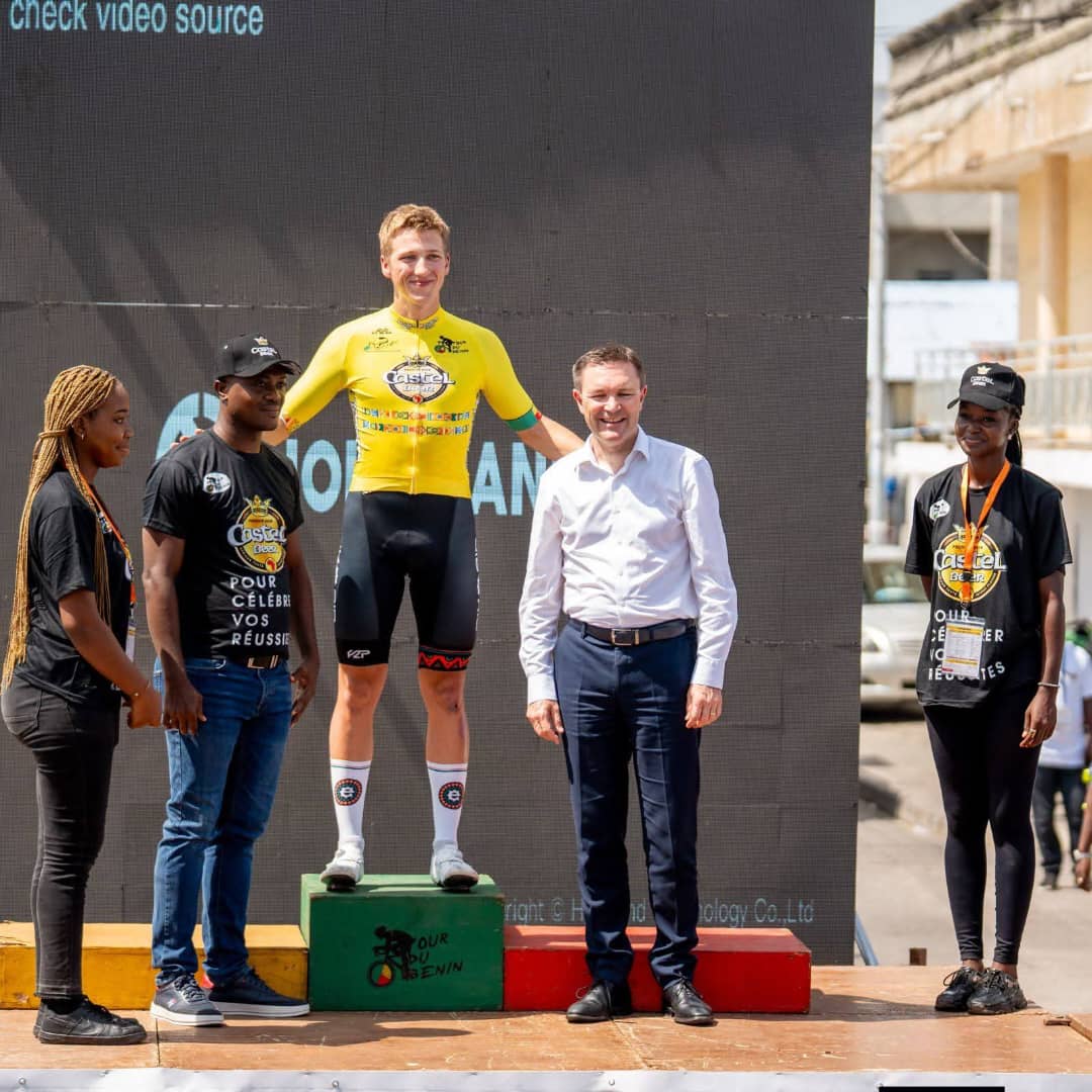 Tour du Bénin 2026 : le premier maillot jaune pour l’Allemand Oscar Schempp